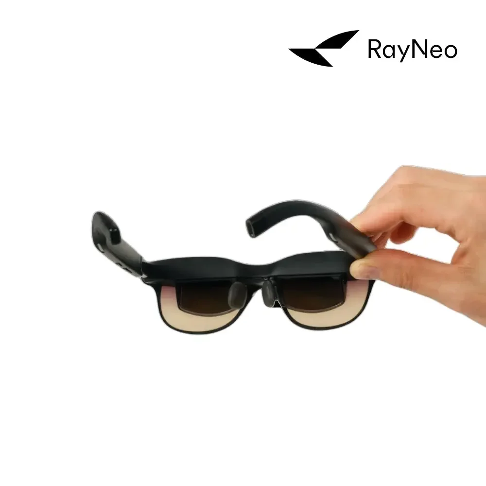 RayNeo GT Lunettes Connectées AR Cinéma Privé Écran Virtuel 201" Micro OLED 1200 Nits Dolby Audio Vision Glasses pour